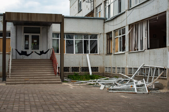 Vivre dans le gymnase de Kharkiv pendant la guerre